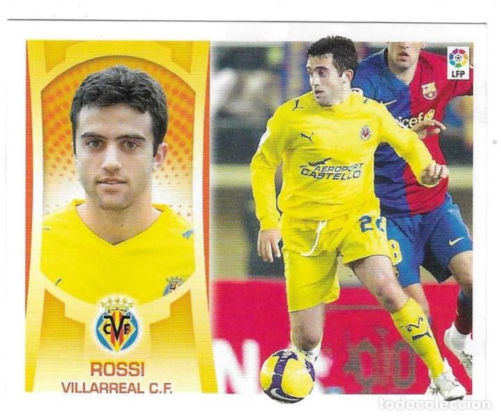 Figurine di Calcio: Cromo F&uacute;tbol. Ediciones Este a&ntilde;o 2009. Villareal n&ordm; 15. Rossi. 21este-09villareal15