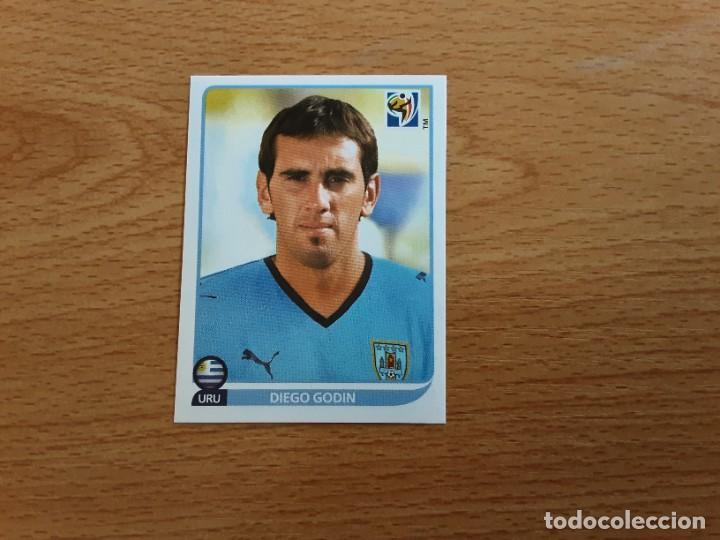 Figurine di Calcio: CROMO FUTBOL MUNDIAL 2010 PANINI 72.GODIN-URUGUAY-NUNCA PEGADO