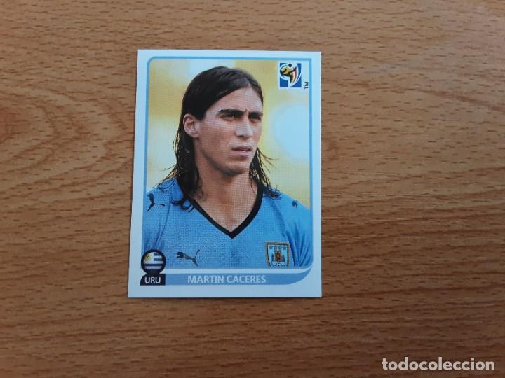 Figurine di Calcio: CROMO FUTBOL MUNDIAL 2010 PANINI 74.CACERES-URUGUAY-NUNCA PEGADO