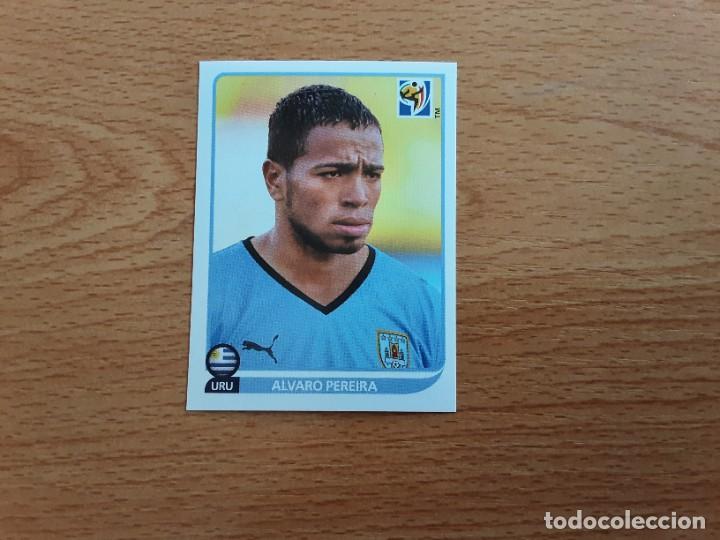 Figurine di Calcio: CROMO FUTBOL MUNDIAL 2010 PANINI 80.PEREIRA-URUGUAY-NUNCA PEGADO