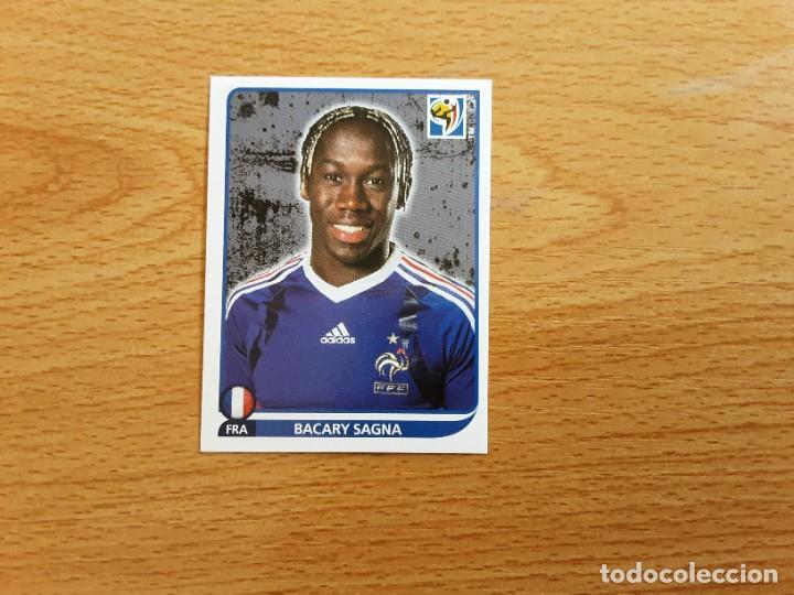 Cromos de F&uacute;tbol: CROMO FUTBOL MUNDIAL 2010 PANINI 93.SAGNA-FRANCIA-NUNCA PEGADO
