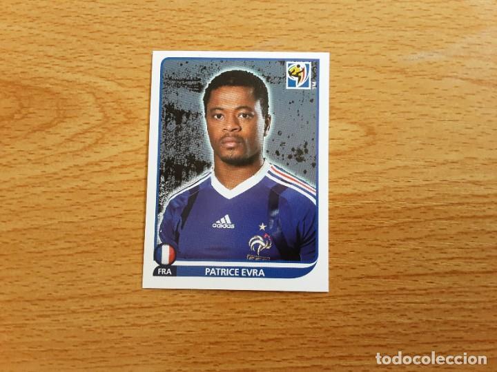 Figurine di Calcio: CROMO FUTBOL MUNDIAL 2010 PANINI 94.EVRA-FRANCIA-NUNCA PEGADO
