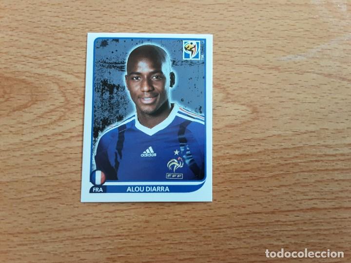 Cromos de F&uacute;tbol: CROMO FUTBOL MUNDIAL 2010 PANINI 97.ALOU DIARRA-FRANCIA-NUNCA PEGADO