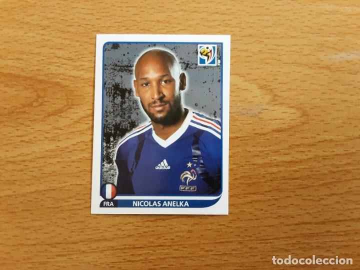 Figurine di Calcio: CROMO FUTBOL MUNDIAL 2010 PANINI 102.ANELKA-FRANCIA-NUNCA PEGADO