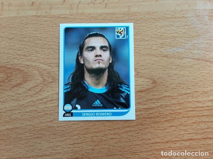 Figurine di Calcio: CROMO FUTBOL MUNDIAL 2010 PANINI 108.ROMERO-ARGENTINA-NUNCA PEGADO