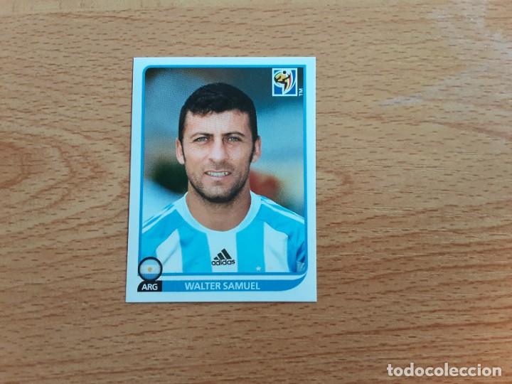 Cromos de f&uacute;tbol: CROMO FUTBOL MUNDIAL 2010 PANINI 111.SAMUEL-ARGENTINA-NUNCA PEGADO