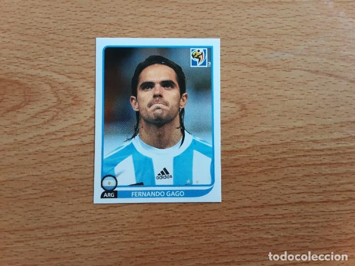 Cromos de F&uacute;tbol: CROMO FUTBOL MUNDIAL 2010 PANINI 115.GAGO-ARGENTINA-NUNCA PEGADO