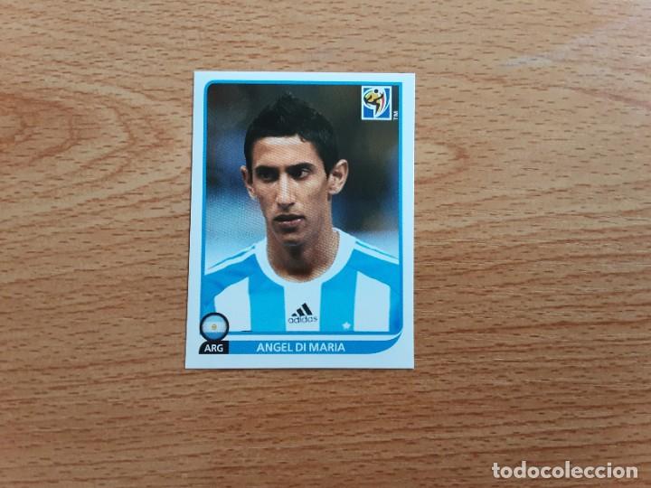 Cromos de F&uacute;tbol: CROMO FUTBOL MUNDIAL 2010 PANINI 119.DI MARIA-ARGENTINA-NUNCA PEGADO
