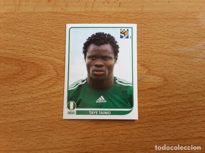 Figurine di Calcio: CROMO FUTBOL MUNDIAL 2010 PANINI 129.TAIWO-NIGERIA-NUNCA PEGADO