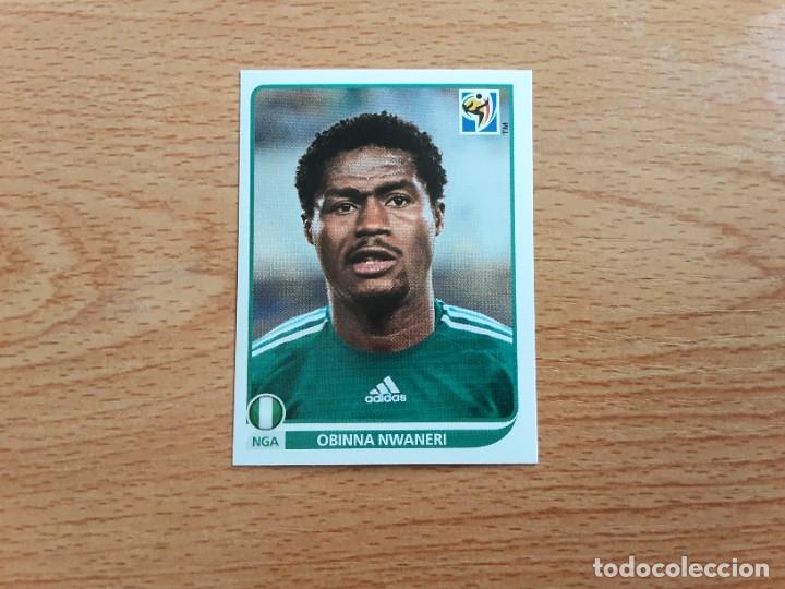 Cromos de F&uacute;tbol: CROMO FUTBOL MUNDIAL 2010 PANINI 130.NWANERI-NIGERIA-NUNCA PEGADO