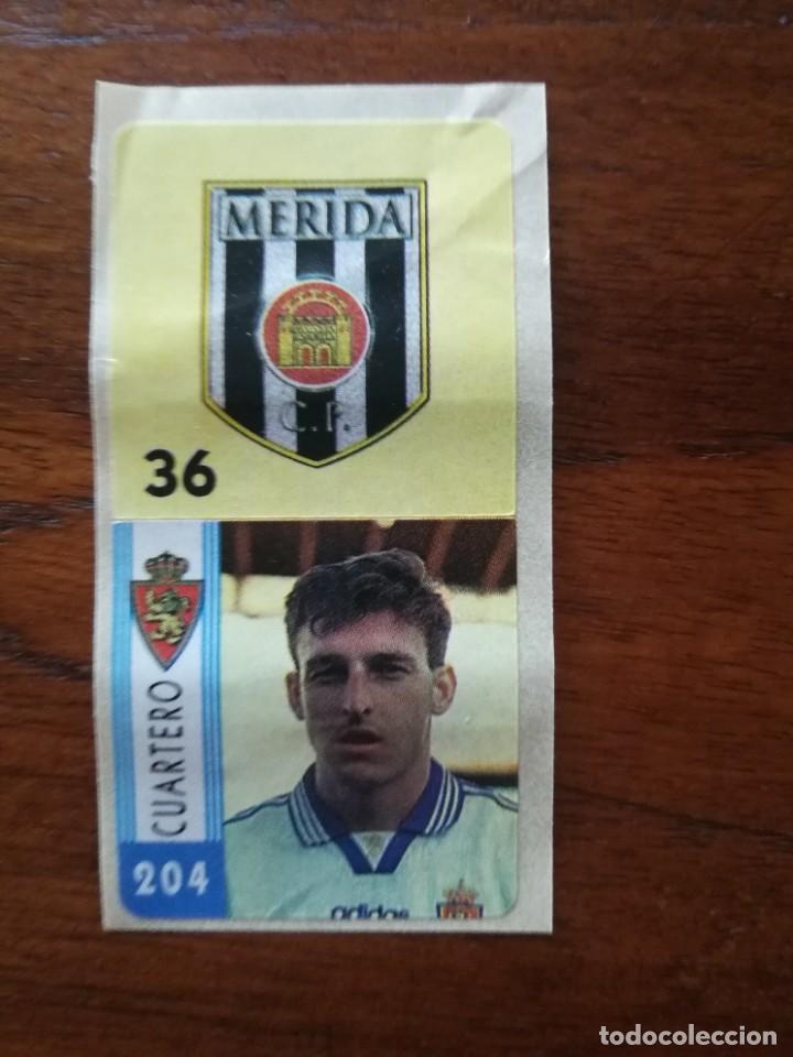 Figurine di Calcio: ESCUDO ( MERIDA ) - CHICLE LIGA DE LAS ESTRELLAS - 97/98 - Muy dif&iacute;cil