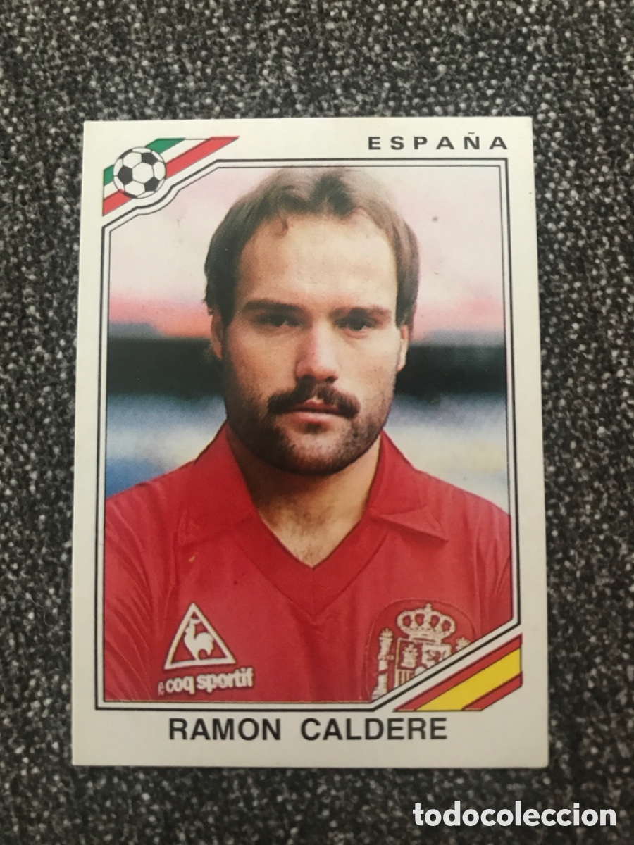 Cromos de f&uacute;tbol: Cromo panini mundial Mexico 86 n&uacute;mero 268 Caldere - Sticker album world cup 1986