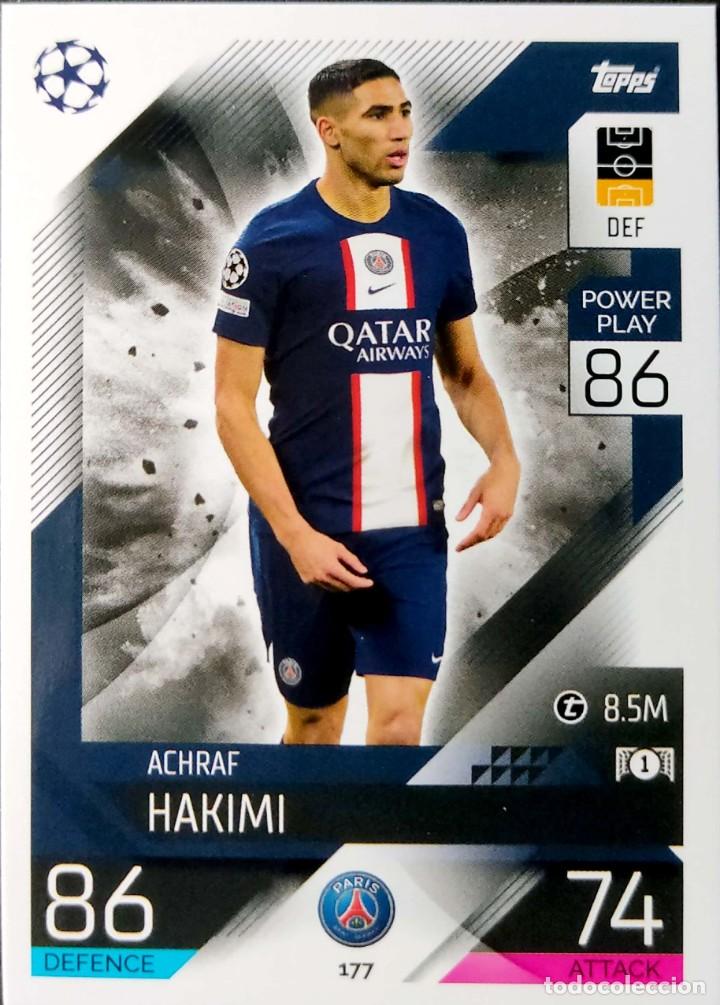 Achraf Hakimi 2021-22 Official Paris Saint-Germain Club Card #2 Very Rare ⚽️