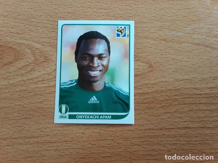 Football Stickers: CROMO FUTBOL MUNDIAL 2010 PANINI 132.APAM-NIGERIA-NUNCA PEGADO