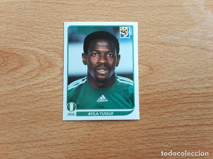 Cartes &agrave; collectionner de Football: CROMO FUTBOL MUNDIAL 2010 PANINI 134.YUSSUF-NIGERIA-NUNCA PEGADO