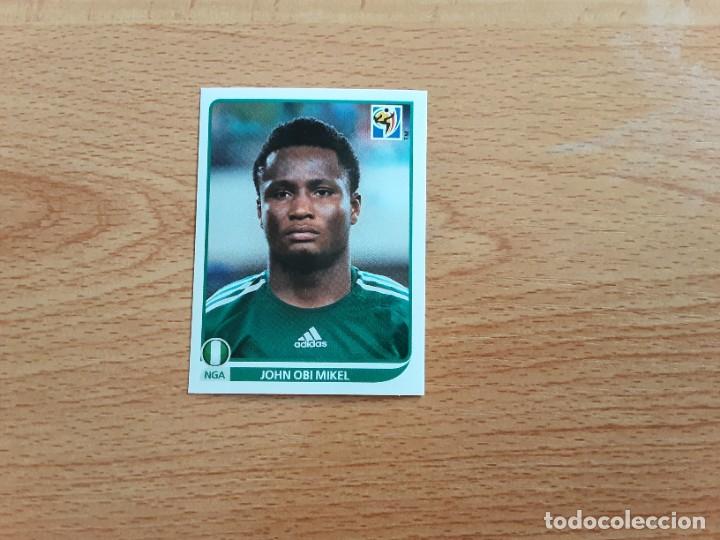 Cartes &agrave; collectionner de Football: CROMO FUTBOL MUNDIAL 2010 PANINI 135.OBI MIKEL-NIGERIA-NUNCA PEGADO