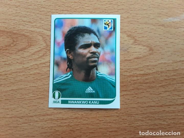 Cartes &agrave; collectionner de Football: CROMO FUTBOL MUNDIAL 2010 PANINI 139.KANU-NIGERIA-NUNCA PEGADO