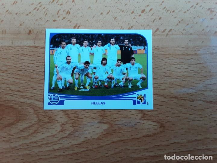 Cartes &agrave; collectionner de Football: CROMO FUTBOL MUNDIAL 2010 PANINI 163.ALINEACION-GRECIA-NUNCA PEGADO