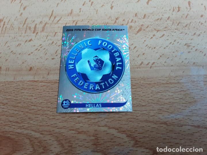 Cartes &agrave; collectionner de Football: CROMO FUTBOL MUNDIAL 2010 PANINI 164.ESCUDO-GRECIA-NUNCA PEGADO