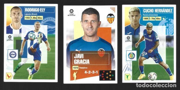 Cromos de f&uacute;tbol: 3 cromos de futbol liga 2020-2021