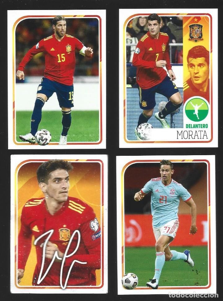 Cromos de F&uacute;tbol: 4 cromos de futbol el album de la seleccion carrefour panini sin pegar