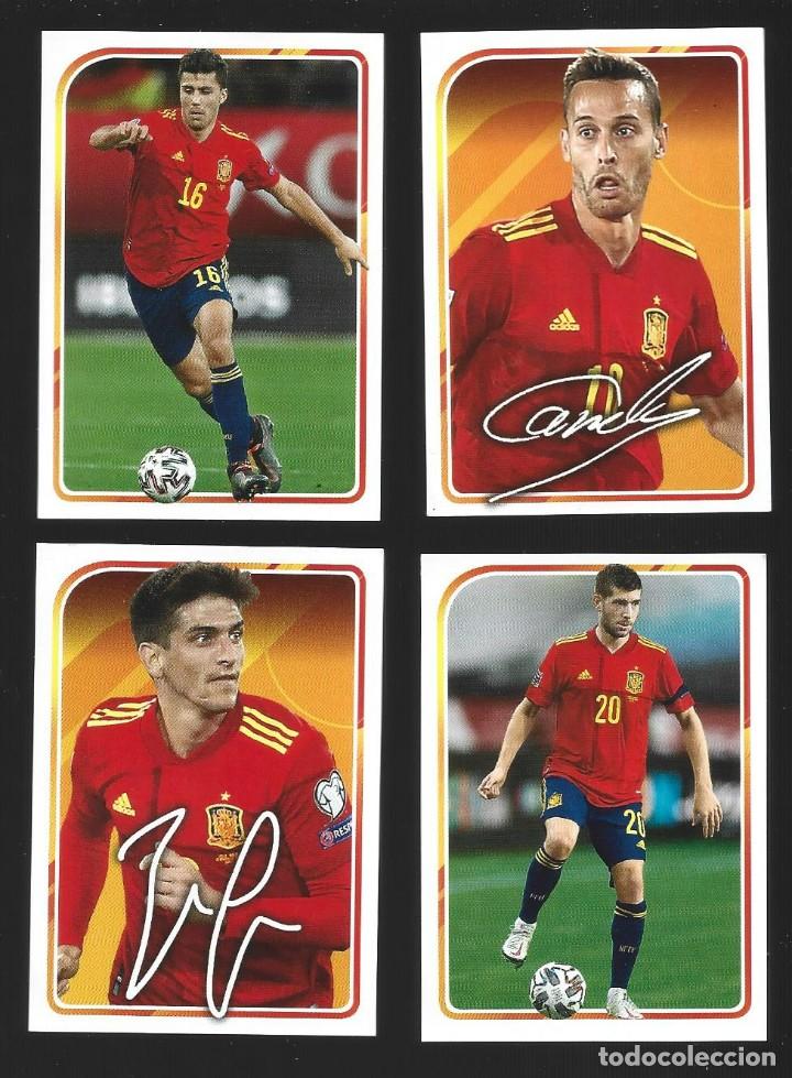 Cromos de F&uacute;tbol: 4 cromos de futbol el album de la seleccion carrefour panini sin pegar