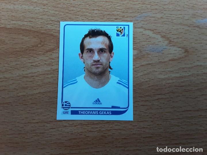 Cartes &agrave; collectionner de Football: CROMO FUTBOL MUNDIAL 2010 PANINI 179.GEKAS-GRECIA-NUNCA PEGADO