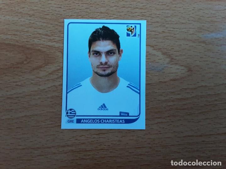 Cartes &agrave; collectionner de Football: CROMO FUTBOL MUNDIAL 2010 PANINI 181.CHARISTEAS-GRECIA-NUNCA PEGADO