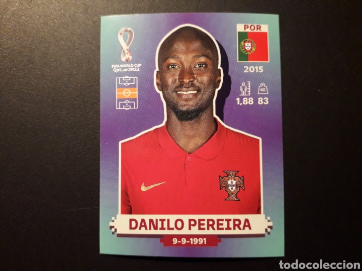 Fu&szlig;ball-Sticker: DANILO FERREIRA PORTUGAL N&deg; 13 COPA MUNDIAL DE F&Uacute;TBOL QATAR 2022 22 PANINI SIN PEGAR PEDIDO M&Iacute;NIM 3&euro;