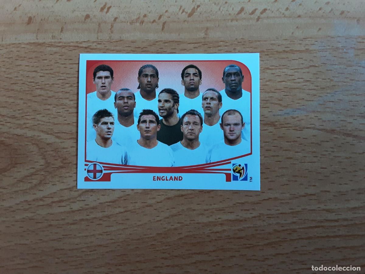 Cartes &agrave; collectionner de Football: CROMO FUTBOL MUNDIAL 2010 PANINI 182.ALINEACION-INGLATERRA-NUNCA PEGADO