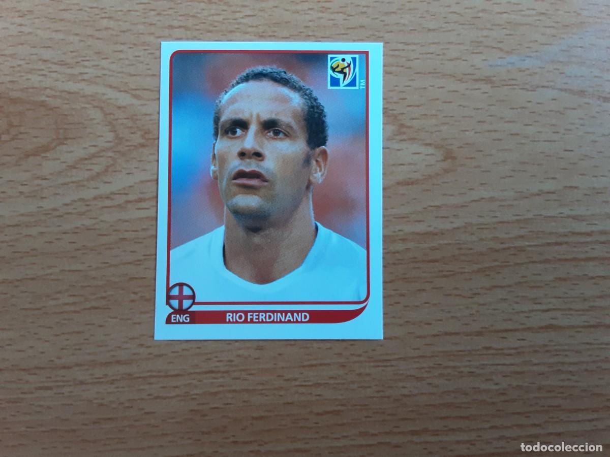 Cartes &agrave; collectionner de Football: CROMO FUTBOL MUNDIAL 2010 PANINI 186.FERDINAND-INGLATERRA-NUNCA PEGADO