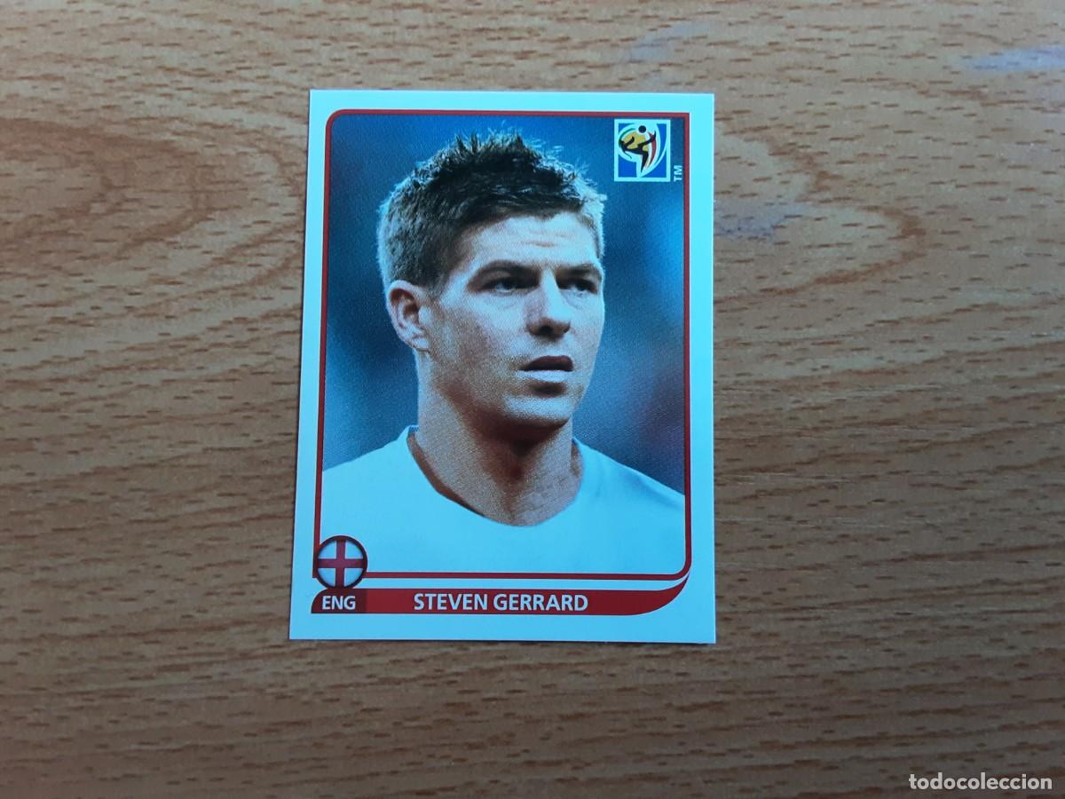 Cartes &agrave; collectionner de Football: CROMO FUTBOL MUNDIAL 2010 PANINI 192.GERRARD-INGLATERRA-NUNCA PEGADO