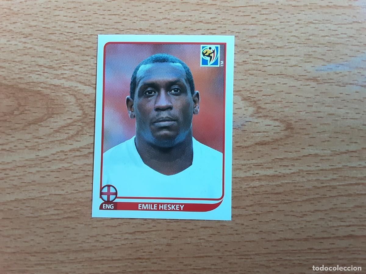 Cromos de f&uacute;tbol: CROMO FUTBOL MUNDIAL 2010 PANINI 197.HESKEY-INGLATERRA-NUNCA PEGADO