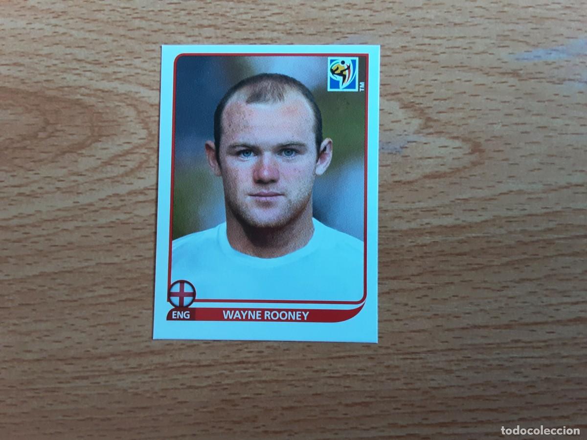 Cartes &agrave; collectionner de Football: CROMO FUTBOL MUNDIAL 2010 PANINI 198.ROONEY-INGLATERRA-NUNCA PEGADO