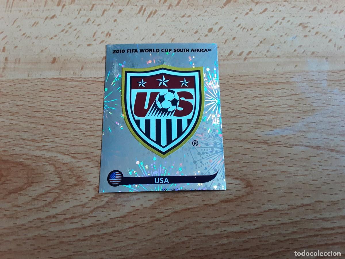 Cartes &agrave; collectionner de Football: CROMO FUTBOL MUNDIAL 2010 PANINI 202.ESCUDO-USA-NUNCA PEGADO
