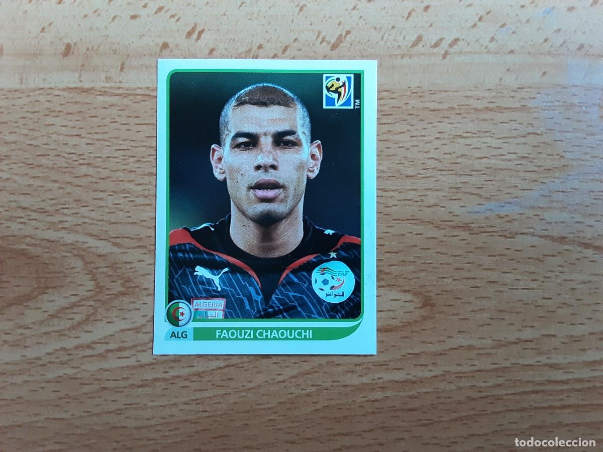 Fu&szlig;ball-Sticker: CROMO FUTBOL MUNDIAL 2010 PANINI 222.CHAOUCHI-ARGELIA-NUNCA PEGADO