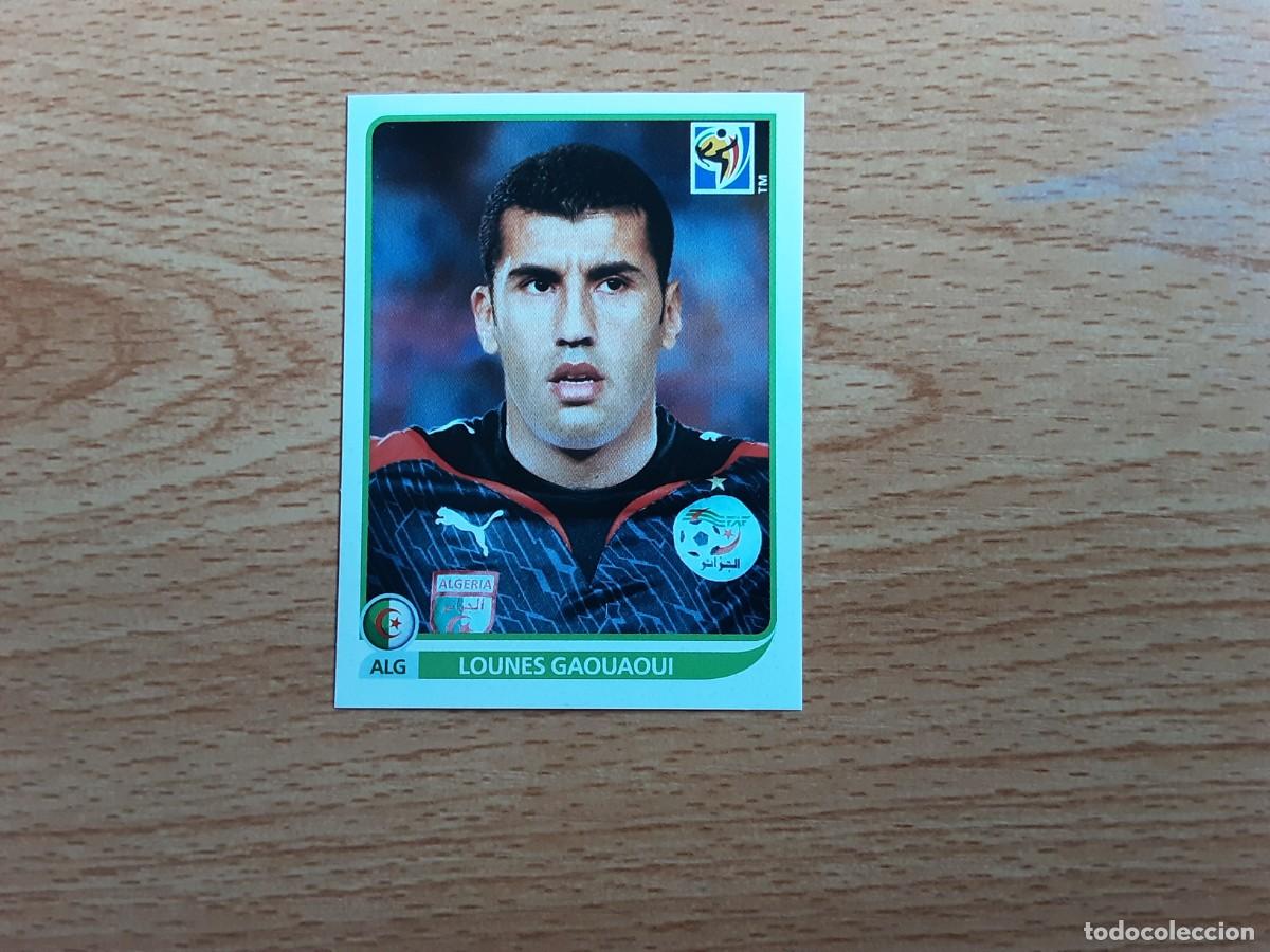 Cromos de F&uacute;tbol: CROMO FUTBOL MUNDIAL 2010 PANINI 223.GAOUAOUI-ARGELIA-NUNCA PEGADO