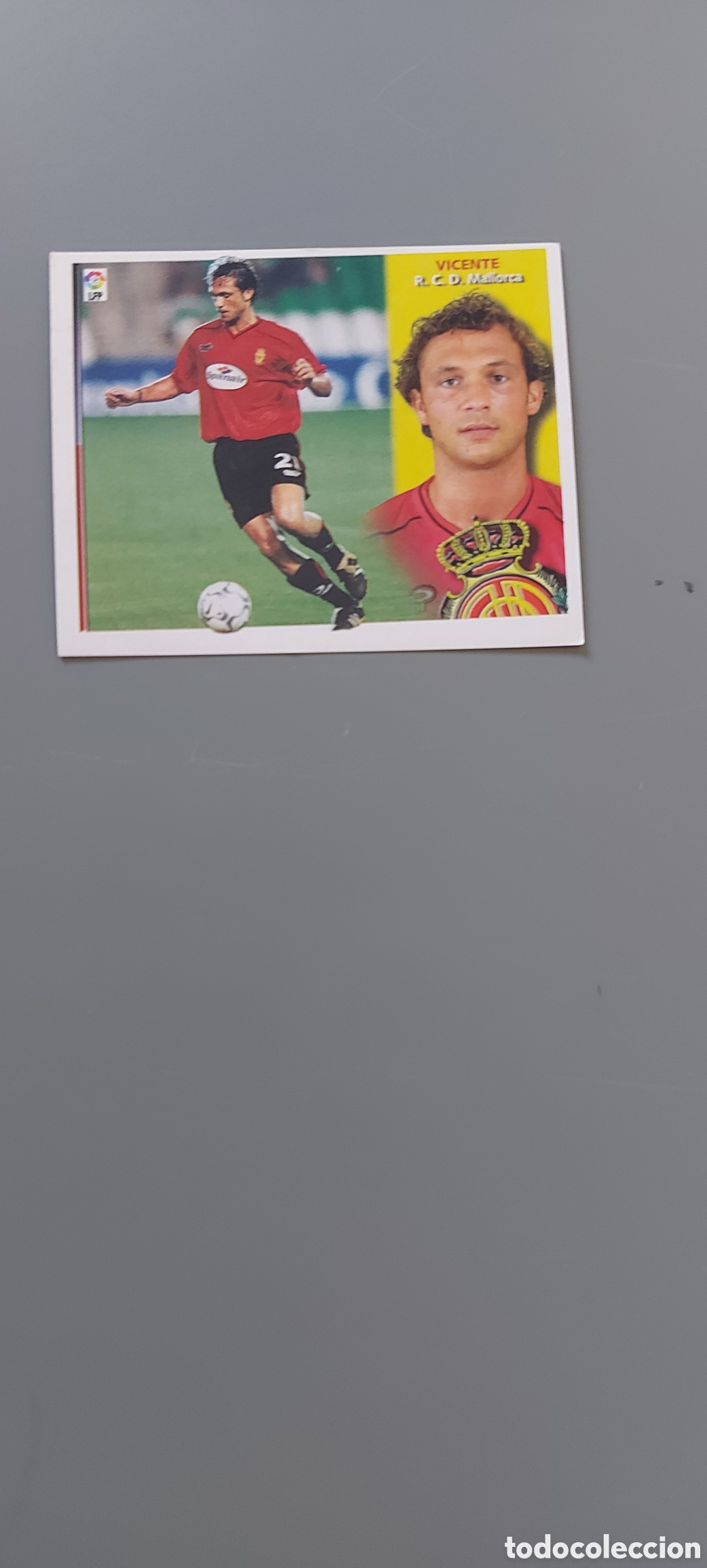 Cromos de F&uacute;tbol: VICENTE MALLORCA LIGA ESTE 2002/03 02 03 NUEVO SIN PEGAR