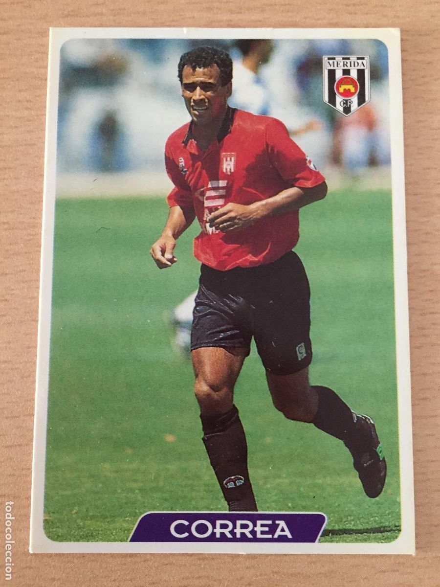 Cromos de f&uacute;tbol: 1995-1996 - 357 CORREA - MERIDA - MUNDICROMO - Foto 1