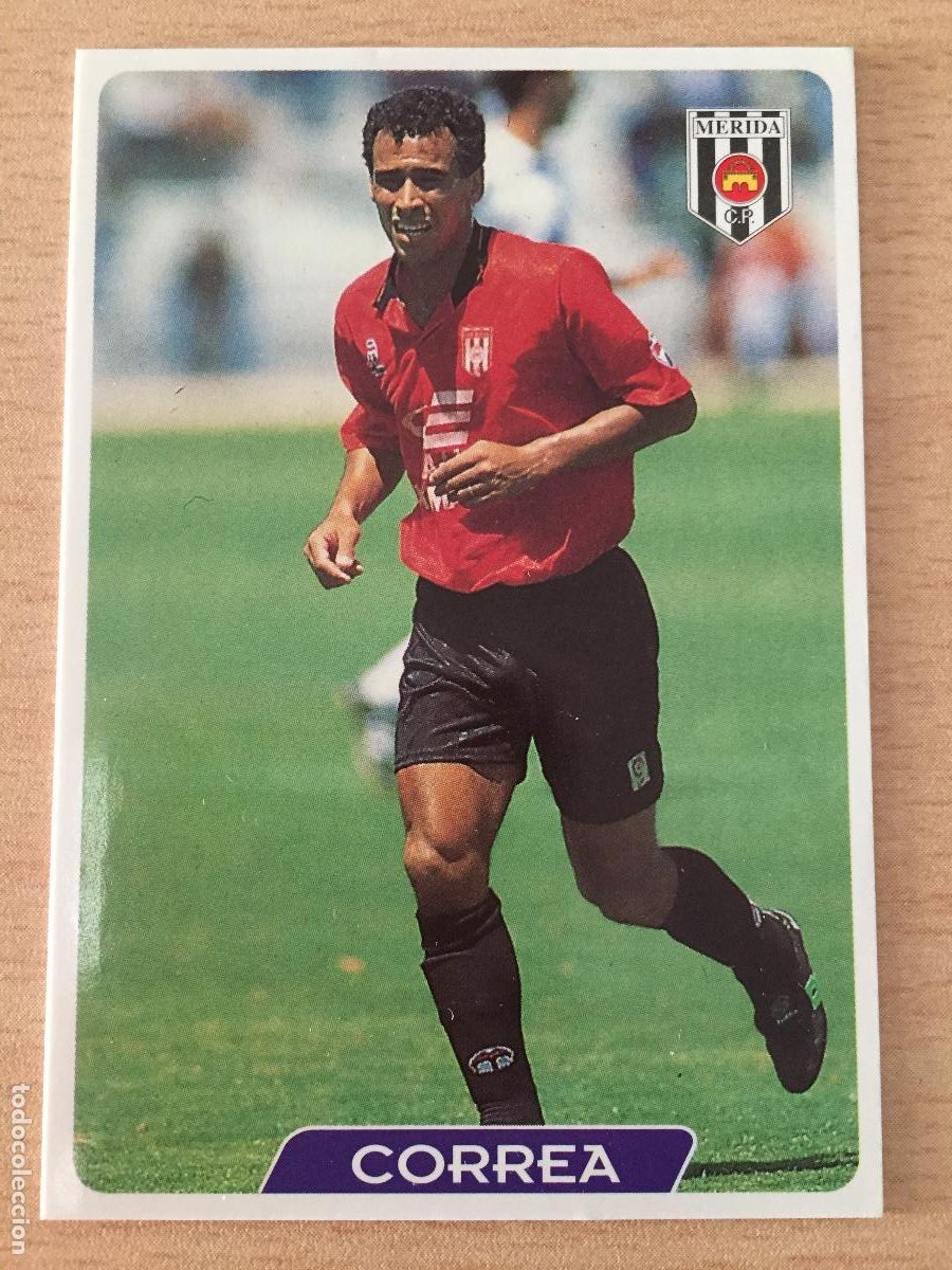 Cromos de f&uacute;tbol: 1995-1996 - 357 CORREA - MERIDA - MUNDICROMO - Foto 1