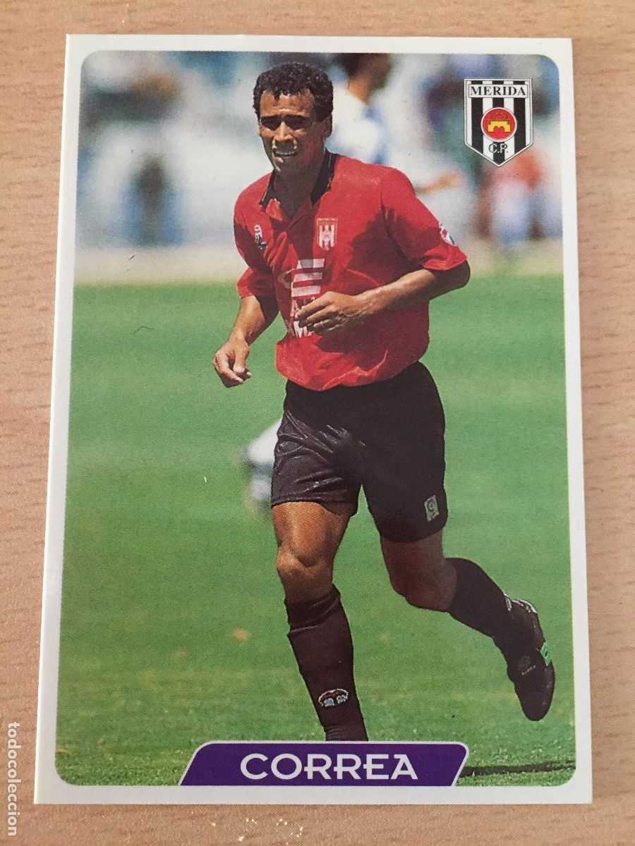 Cromos de f&uacute;tbol: 1995-1996 - 357 CORREA - MERIDA - MUNDICROMO - Foto 1