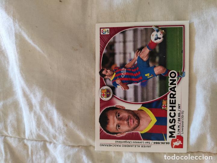 Football Stickers: mascherano 6 barcelona liga este 2014 2015 14 15 sin pegar