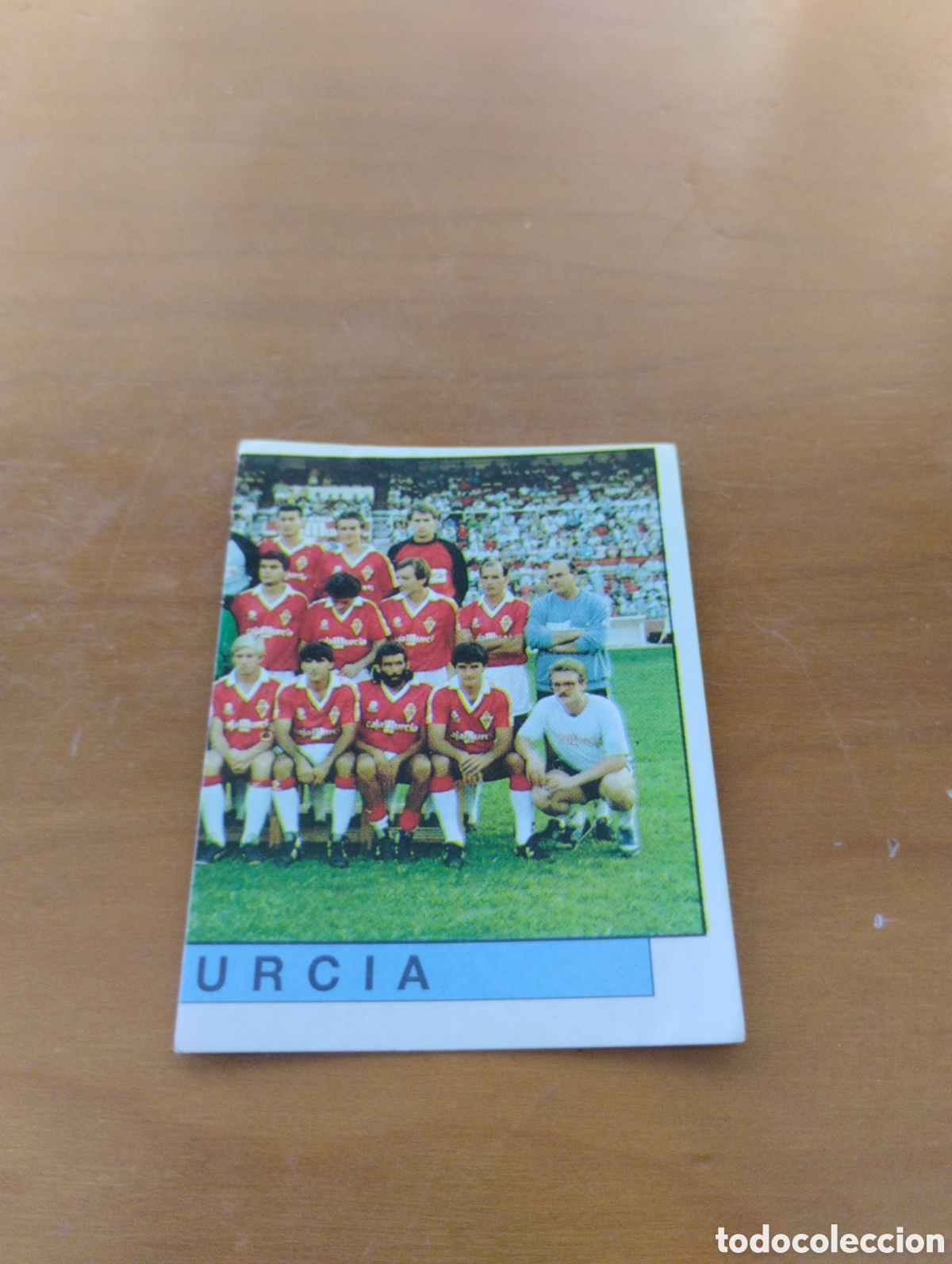 Figurine di Calcio: FUTBOL 88 FOTO PLANTILLA REAL MURCIA N&deg;252 PARTE DERECHA. FUTBOL 88 PANINI 88. NUNCA PEGADO