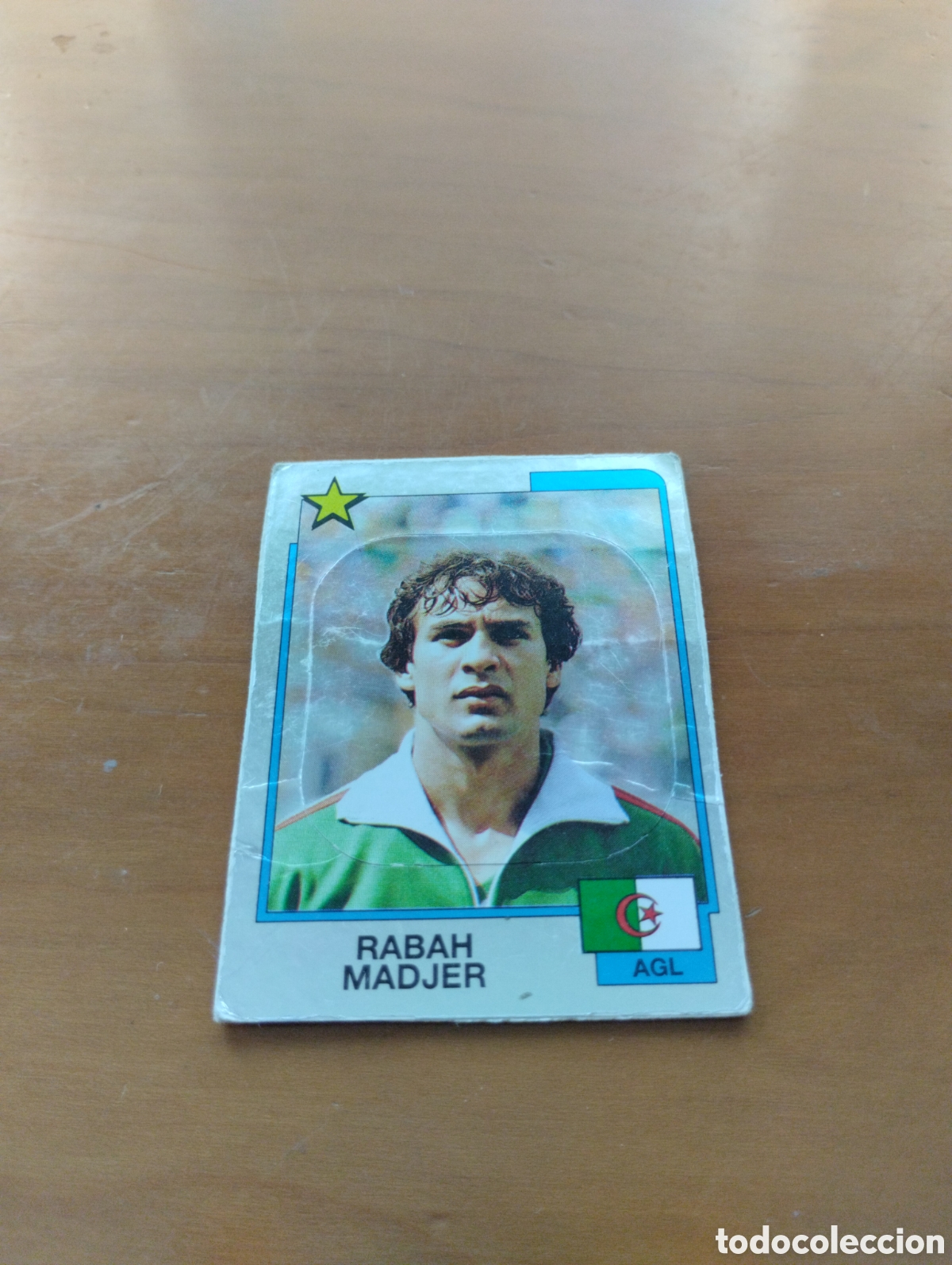 Cromos de f&uacute;tbol: FUTBOL 88 MADJER ALGERIA ESTRELLAS DEL MUNDIAL FUTBOL 88 PANINI 88. RECUPERADO