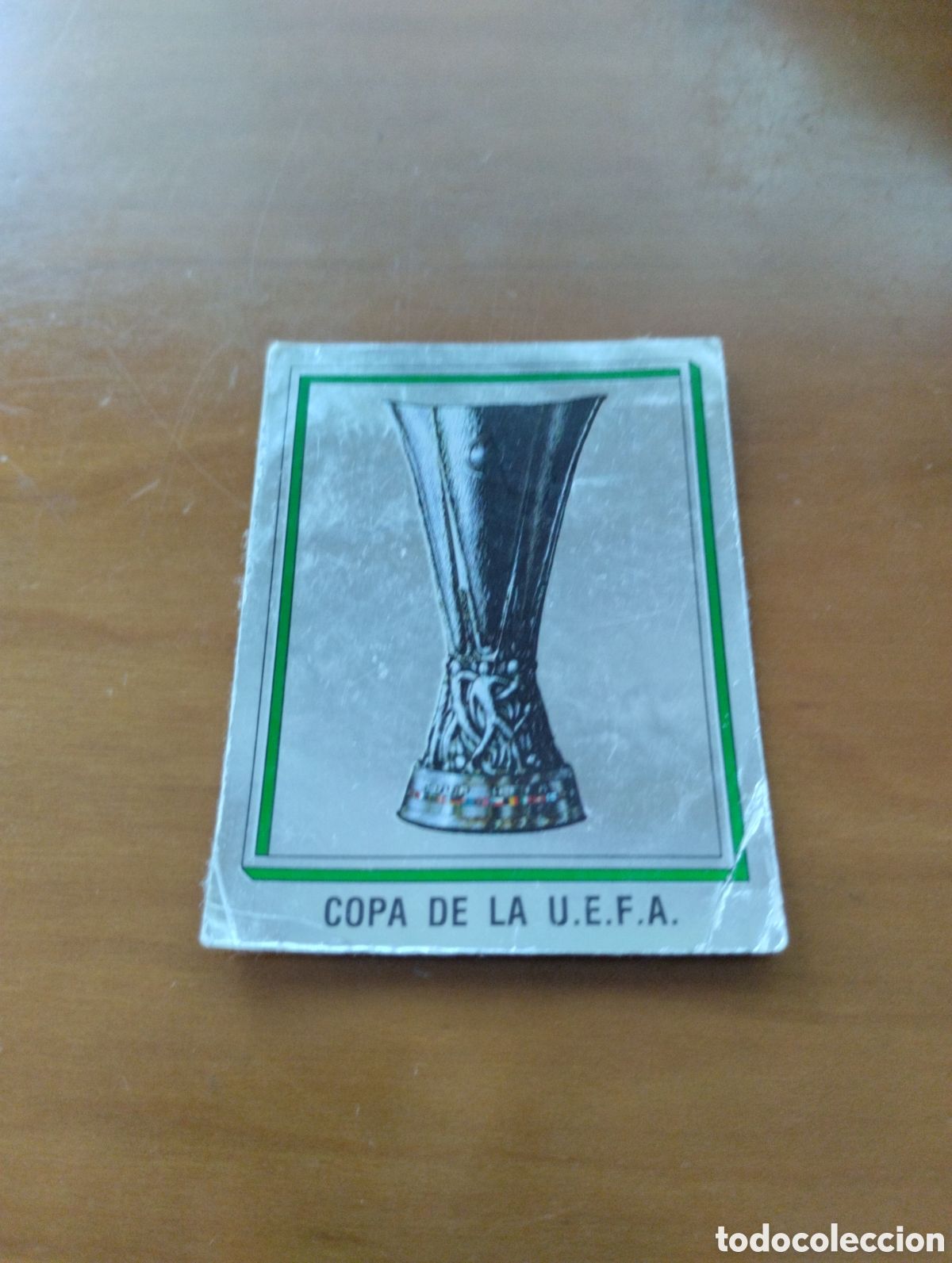 Cromos de f&uacute;tbol: FUTBOL 88 CROMO N&deg; 407 COPA DE LA U.E.F.A. COPAS , FUTBOL 88 PANINI 88 , DESPEGADO