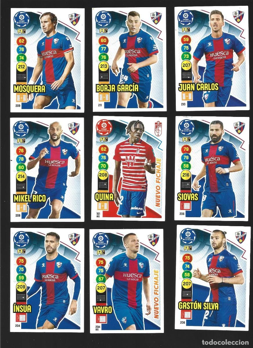 Cromos de F&uacute;tbol: 1 lote de 9 cromos adrenalyn liga 2020-2021