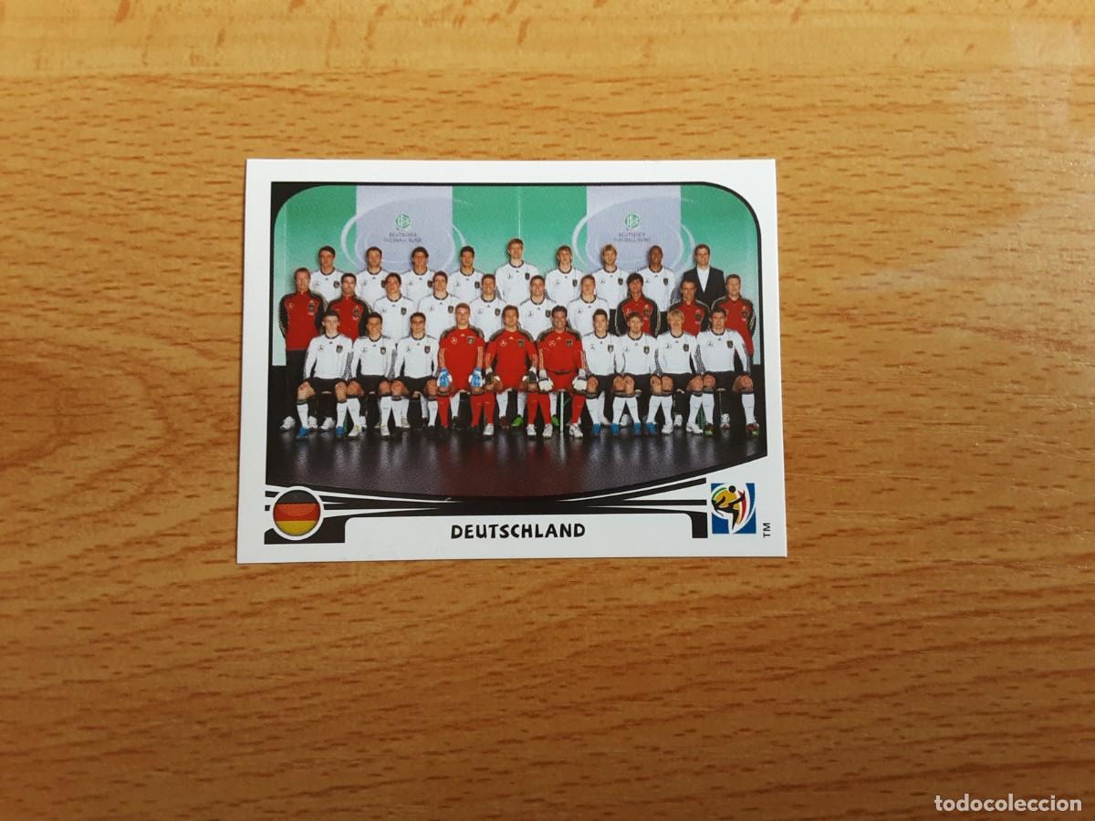 Cartes &agrave; collectionner de Football: CROMO FUTBOL MUNDIAL 2010 PANINI 258.ALINEACION-ALEMANIA-NUNCA PEGADO