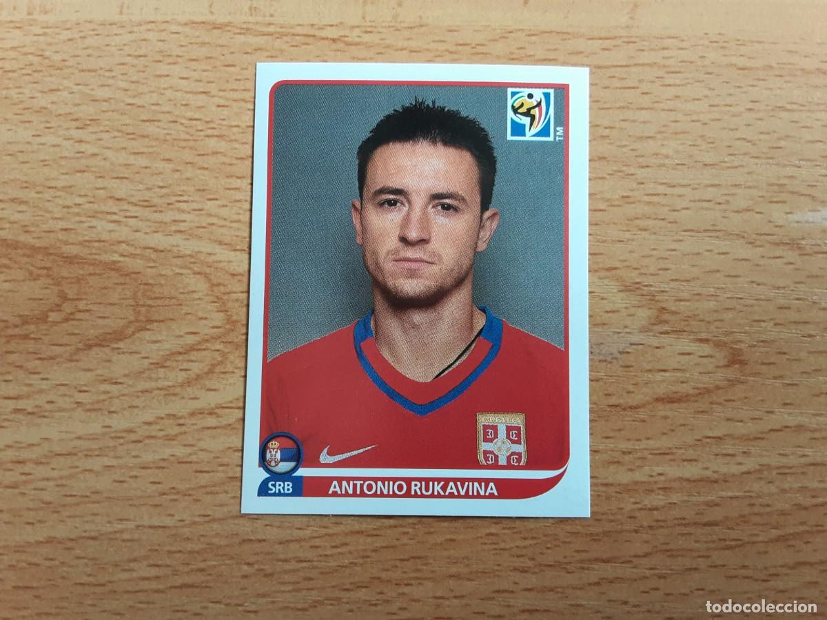 Fu&szlig;ball-Sticker: CROMO FUTBOL MUNDIAL 2010 PANINI 302.RUKAVINA-SERBIA-NUNCA PEGADO
