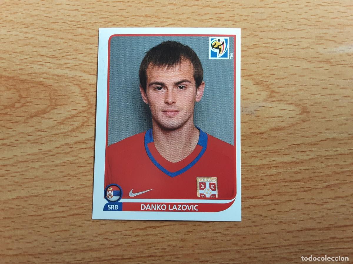 Cromos de F&uacute;tbol: CROMO FUTBOL MUNDIAL 2010 PANINI 314.LAZOVIC-SERBIA-NUNCA PEGADO