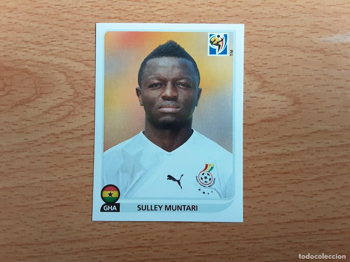Cromos de F&uacute;tbol: CROMO FUTBOL MUNDIAL 2010 PANINI 327.MUNTARI-GHANA-NUNCA PEGADO